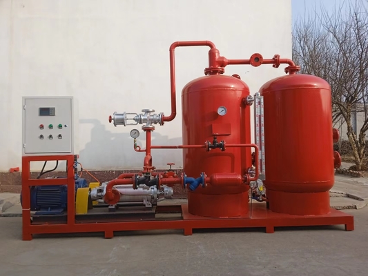 Carbon Steel PLC Electric Steam Condensate Water Recovery System 100T/H Capacity 360kg-1000kg