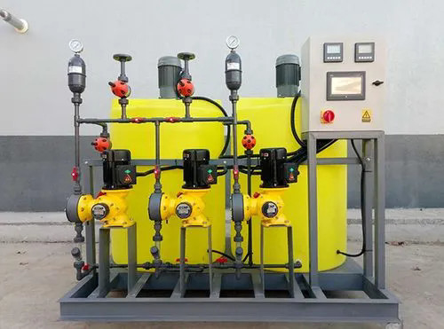 PE Stainless Steel Automatic Chemical Dosing Unit For Water Treatment Processes By Tonglida