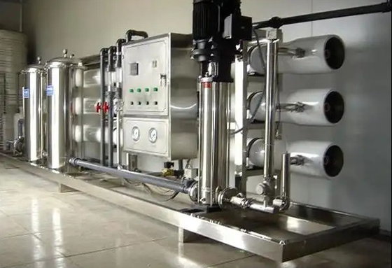 Optional Capacity 5-40C Water Temp Reverse Osmosis Equipment For Water Purification System