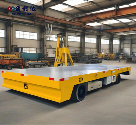 High Load Capacity 10T Electric Transfer Cart With Customizable Colour And Painting Surface