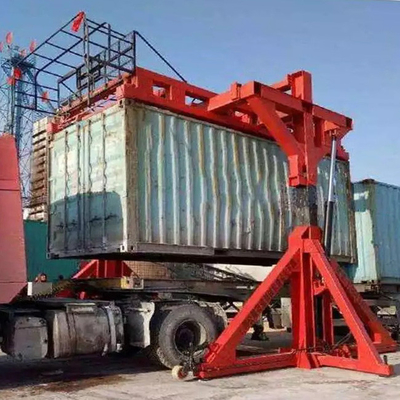 Railway Mobile container flipper Single and Double Flip Angles 0-90°